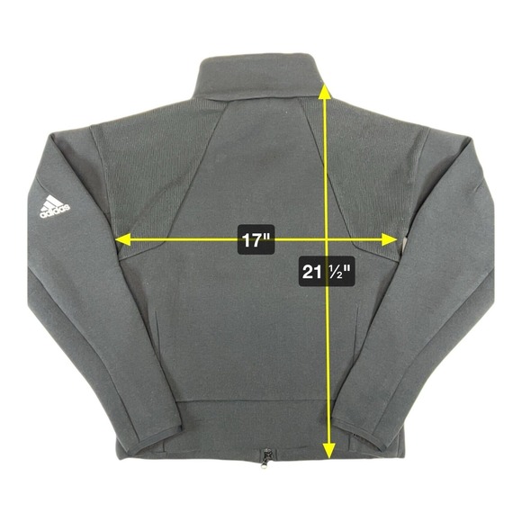 Adidas Z.N.E. Primegreen Full‎ Zip Training Jacket Black XS Women's Coat - Picture 8 of 8